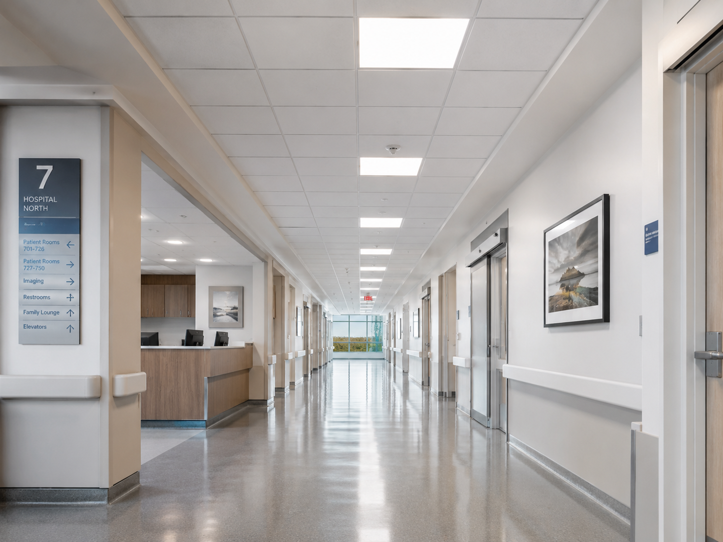 Healthcare facility LED lighting upgrade New Jersey