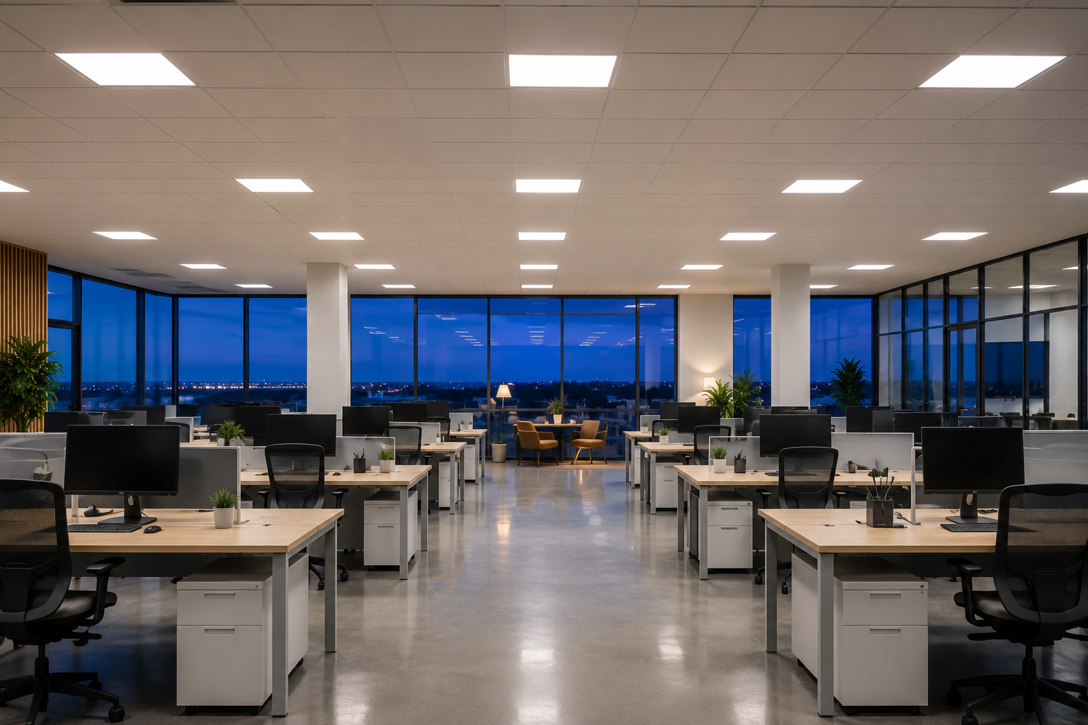 Commercial office LED upgrade New Jersey PSE&G Prescriptive rebate