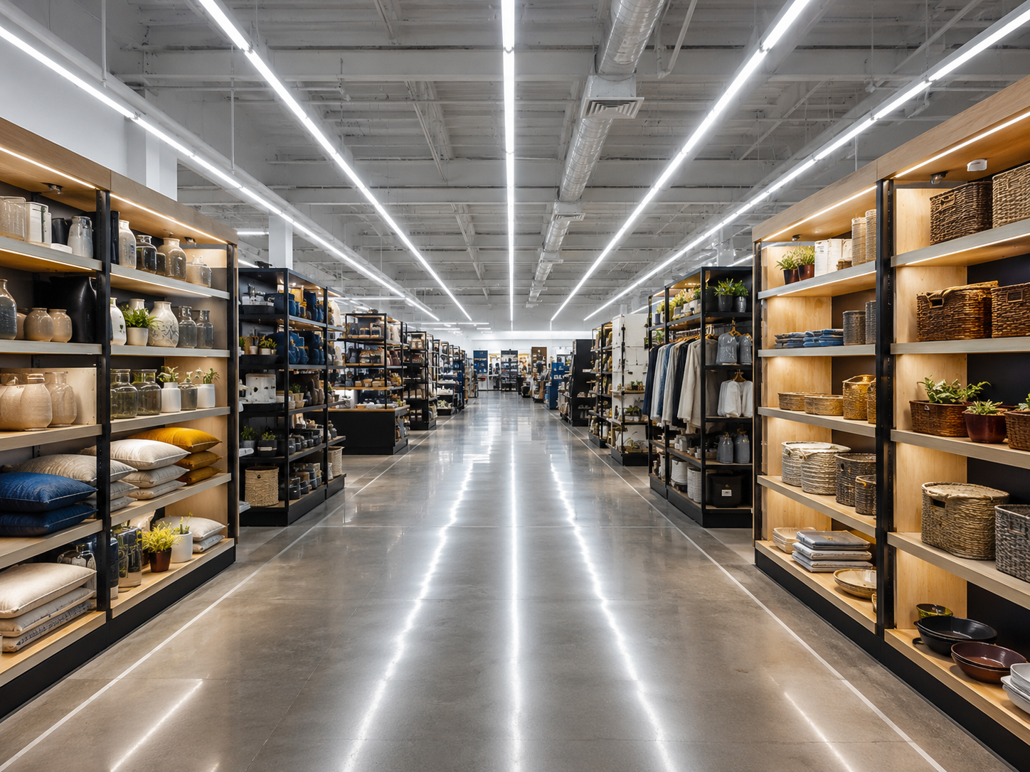 Commercial LED lighting retrofit New Jersey warehouse